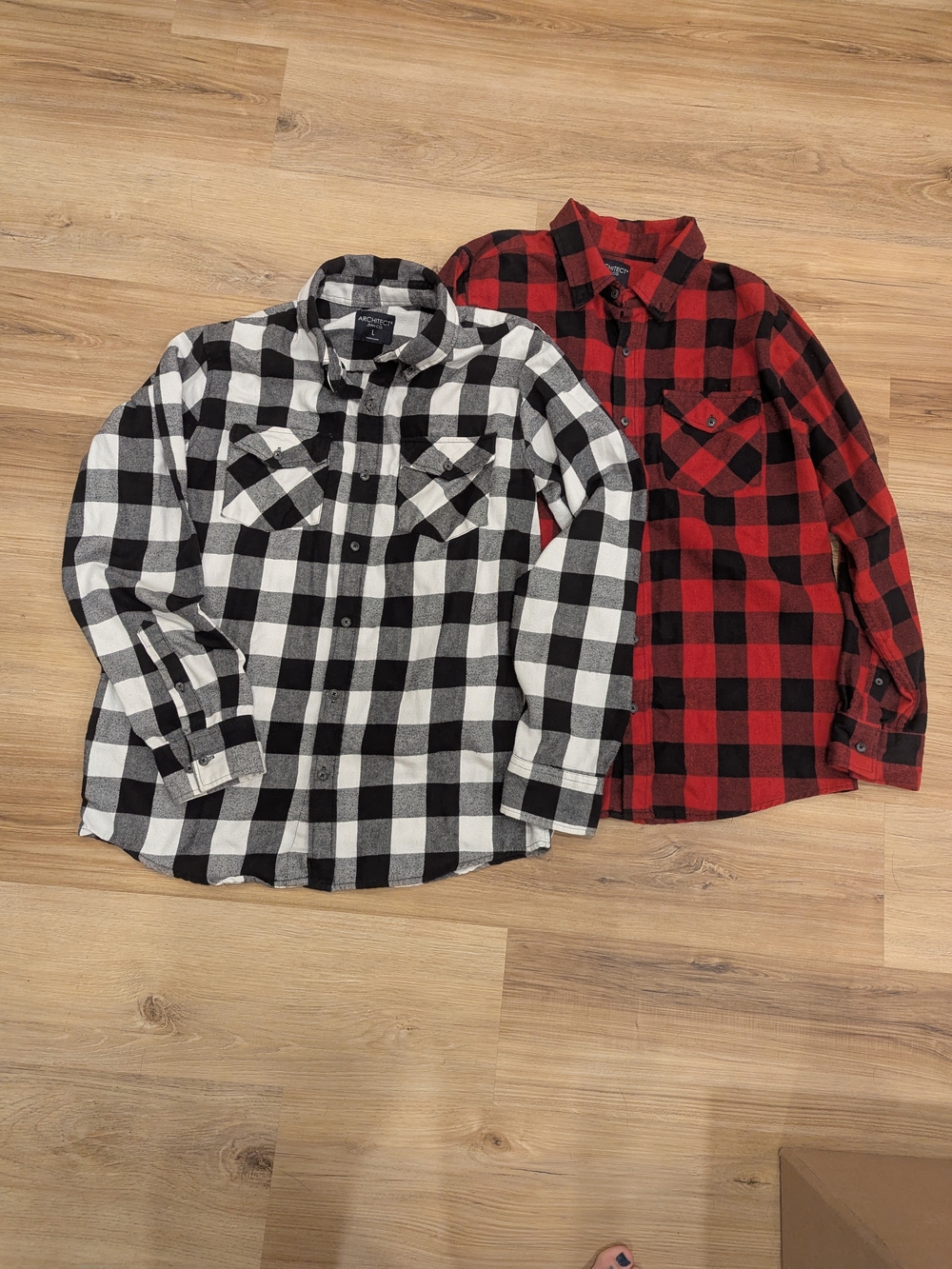 Lot Of 2!! Plaid Button-Down Shirts